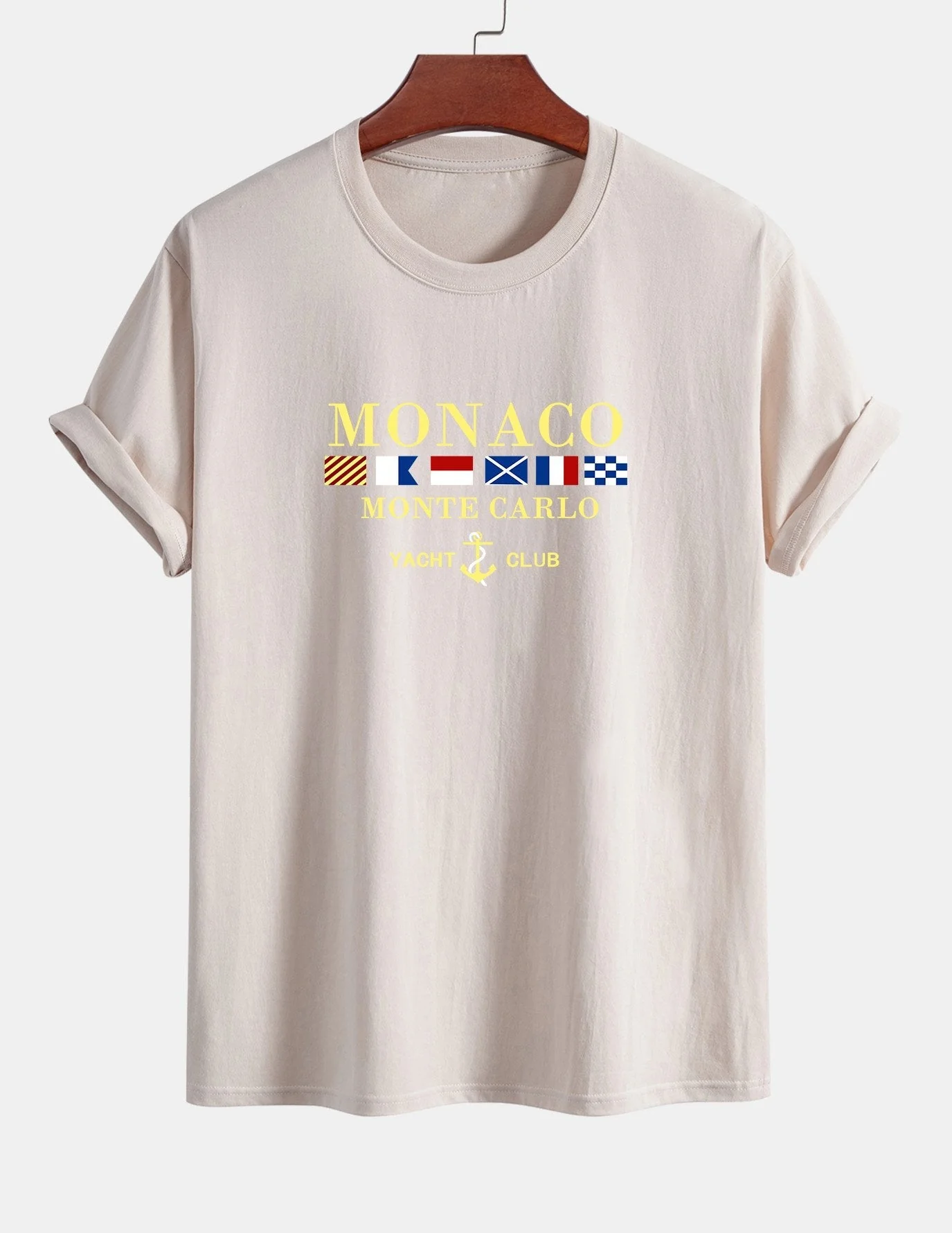 Arnaldo® | Monaco Slogan Print Cotton T-Shirt - Image 10
