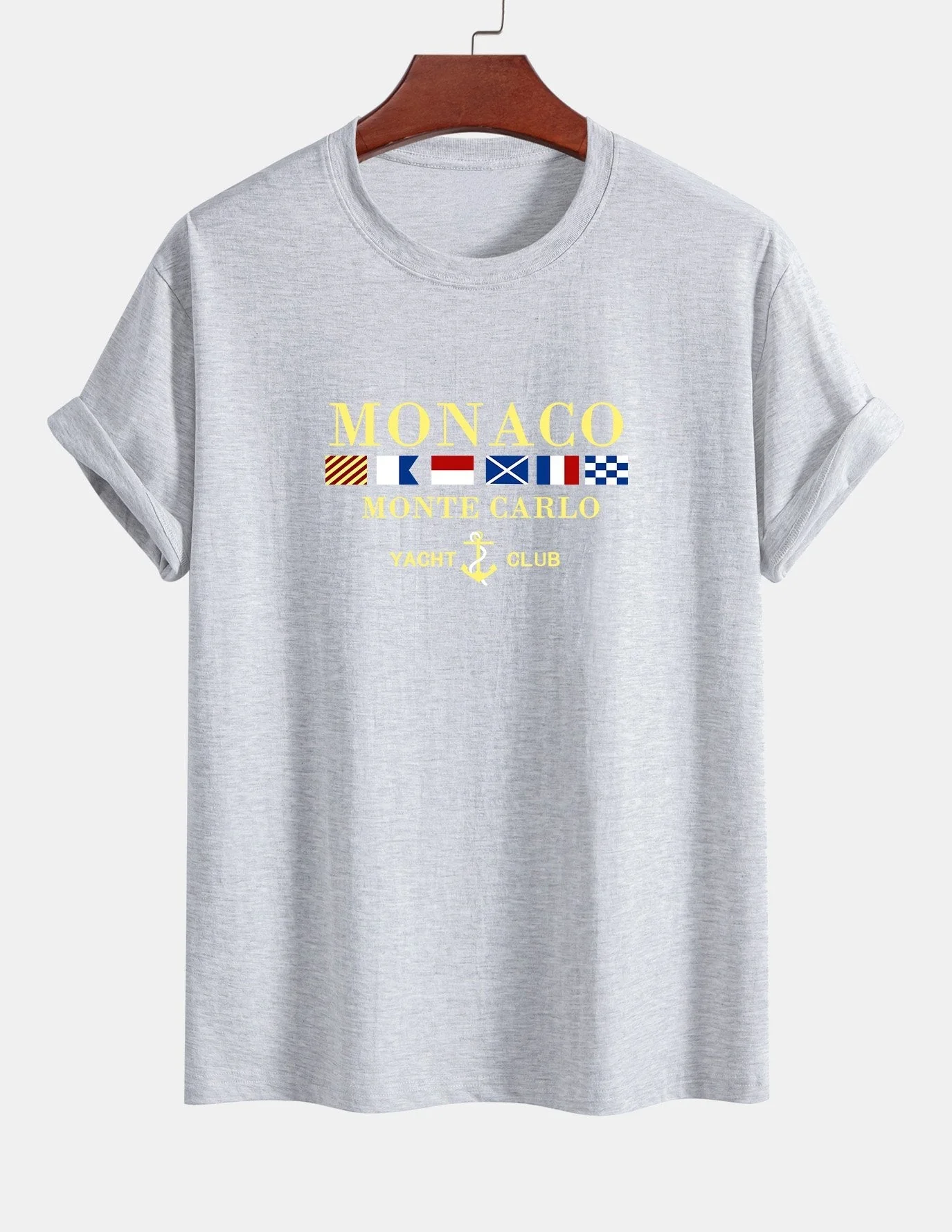 Arnaldo® | Monaco Slogan Print Cotton T-Shirt - Image 13