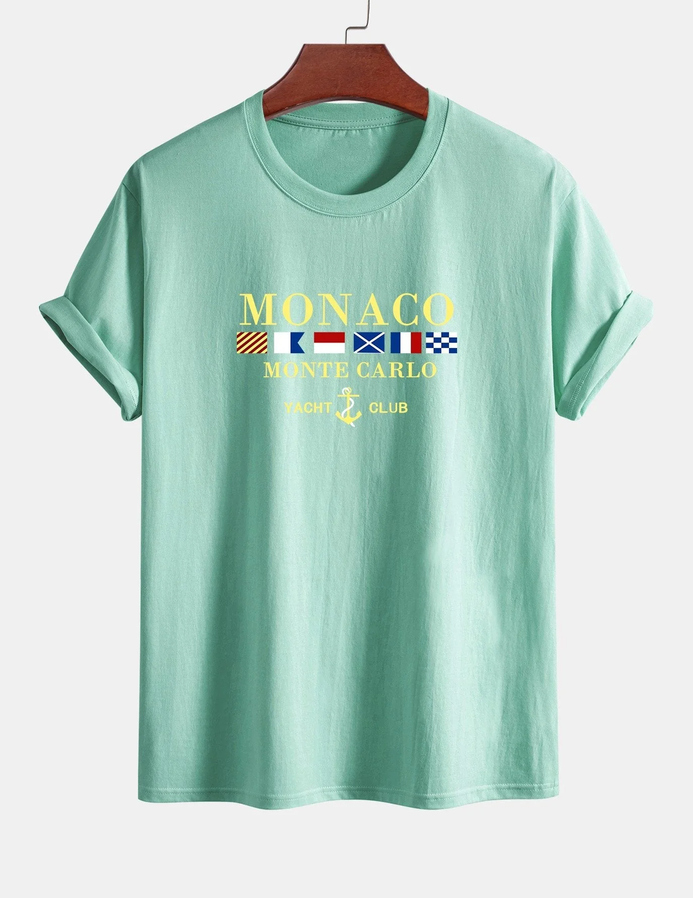 Arnaldo® | Monaco Slogan Print Cotton T-Shirt - Image 14