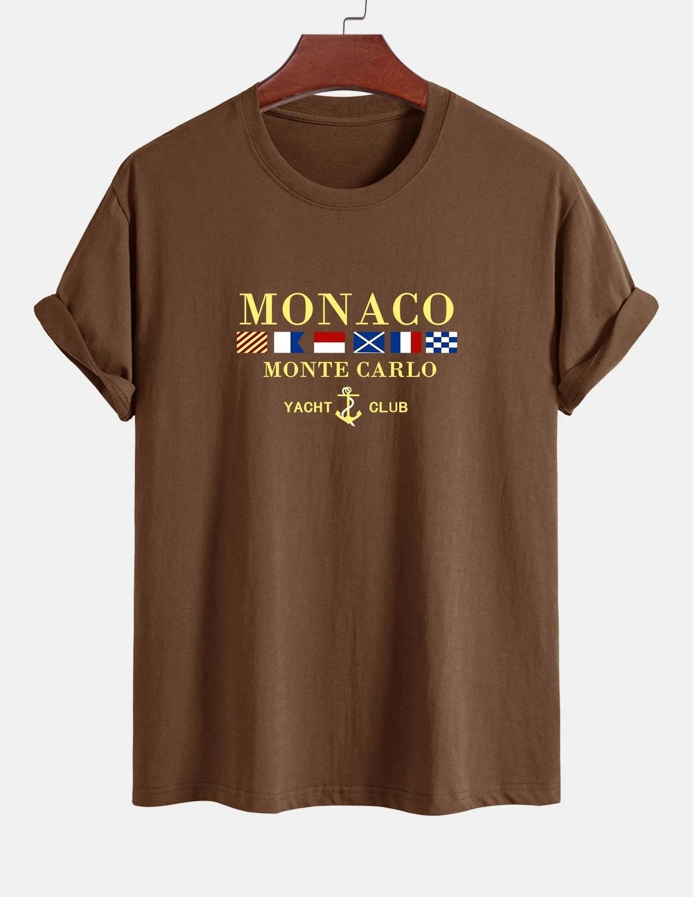 Arnaldo® | Monaco Slogan Print Cotton T-Shirt - Image 3