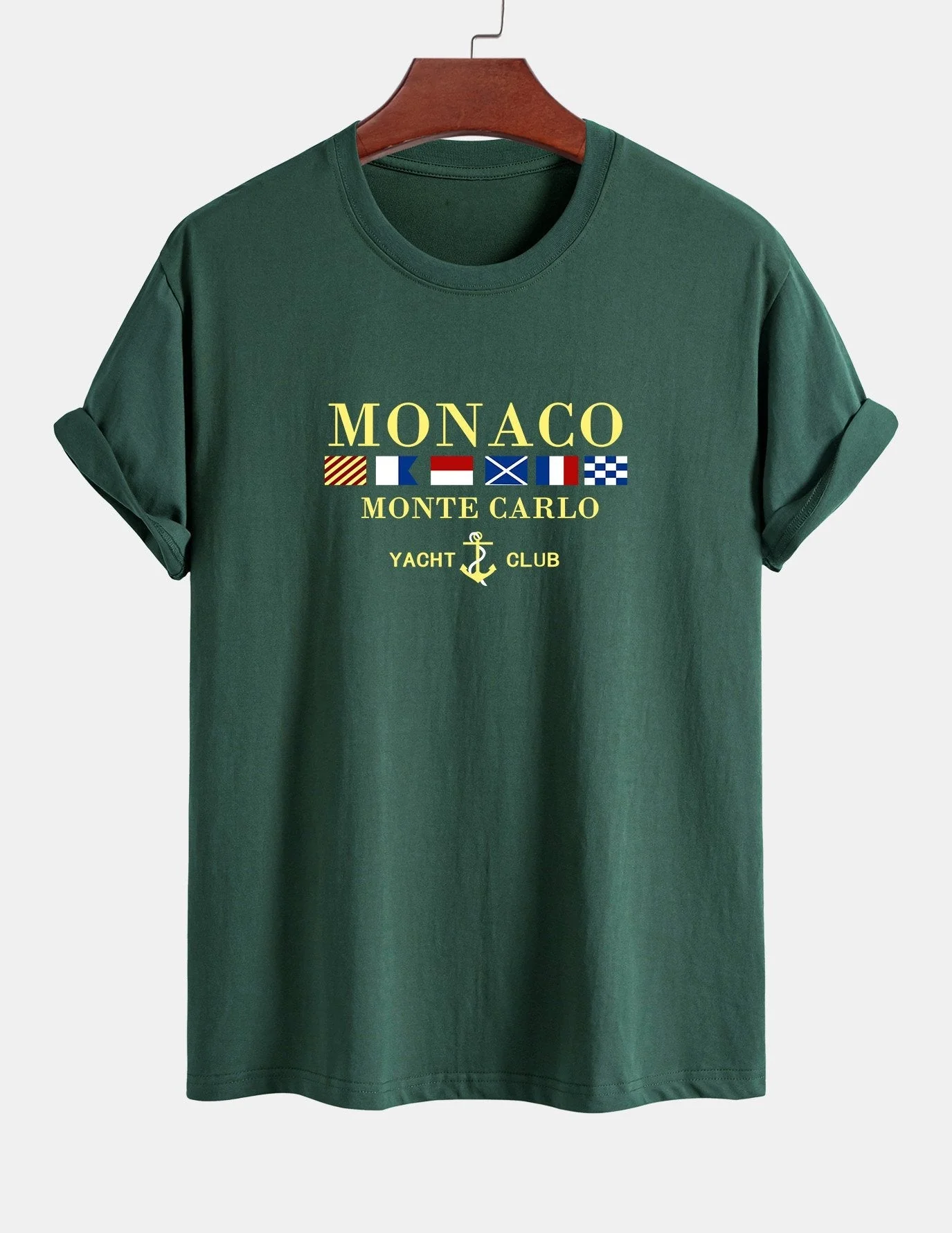 Arnaldo® | Monaco Slogan Print Cotton T-Shirt - Image 6