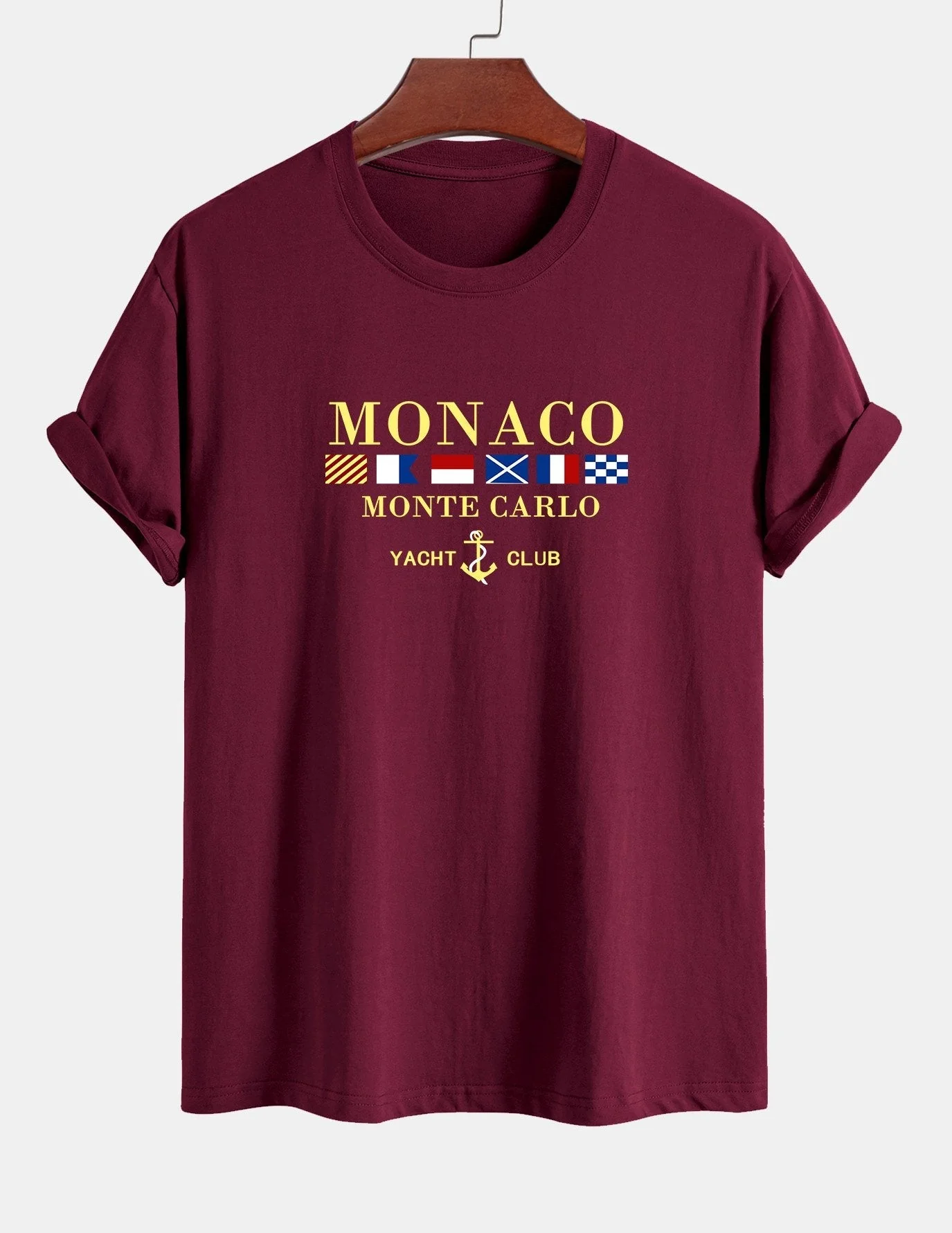 Arnaldo® | Monaco Slogan Print Cotton T-Shirt - Image 7