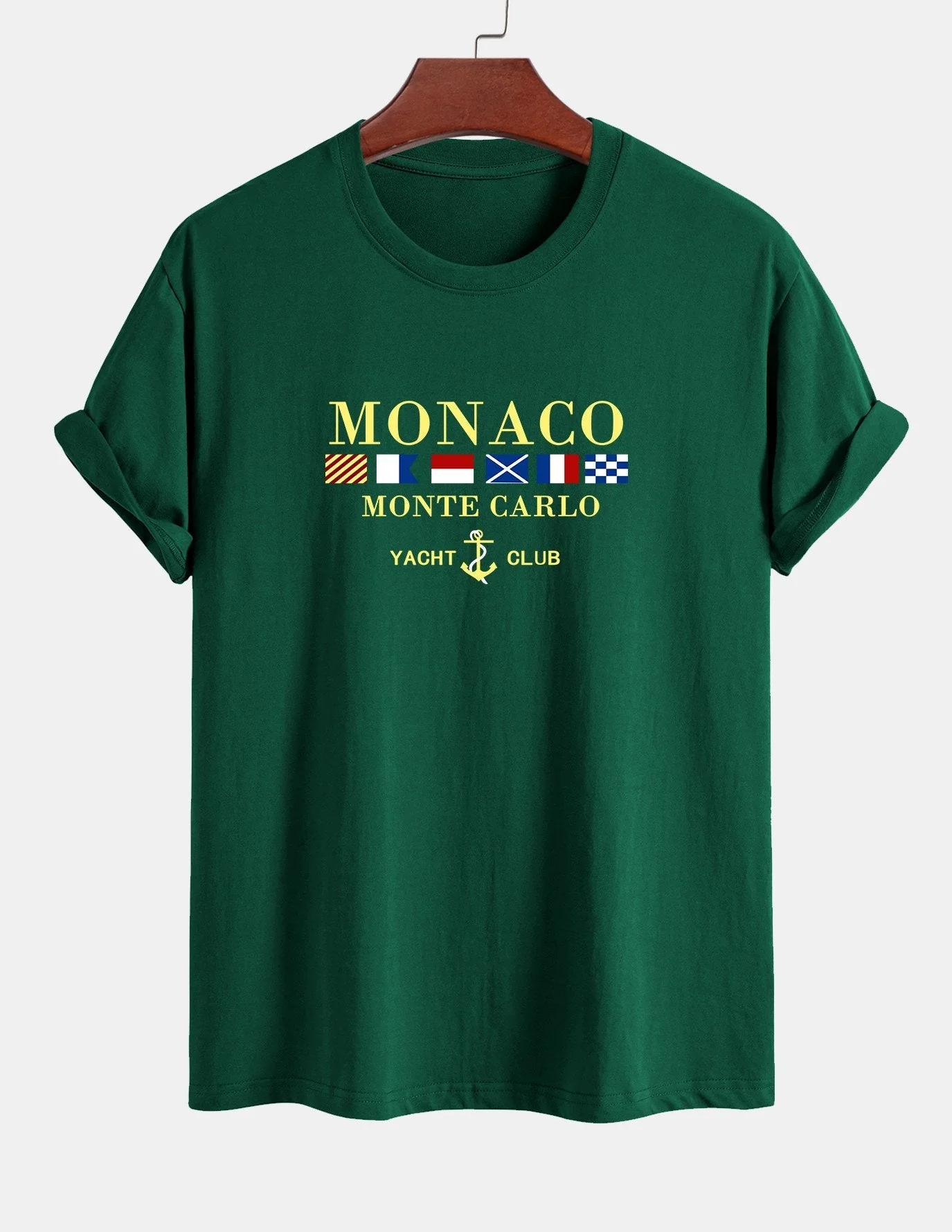 Arnaldo® | Monaco Slogan Print Cotton T-Shirt - Image 8