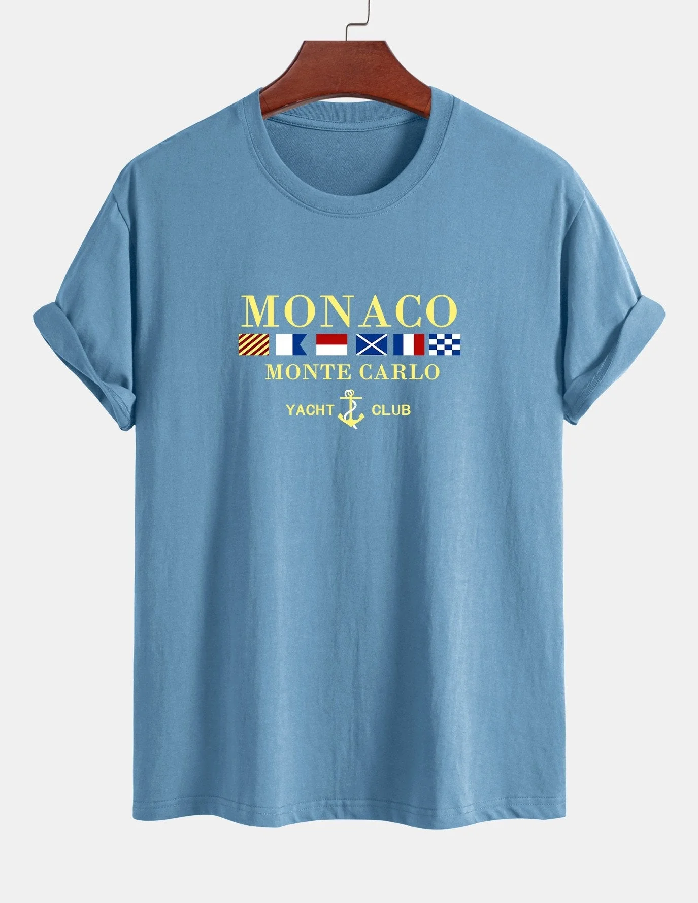 Arnaldo® | Monaco Slogan Print Cotton T-Shirt - Image 9