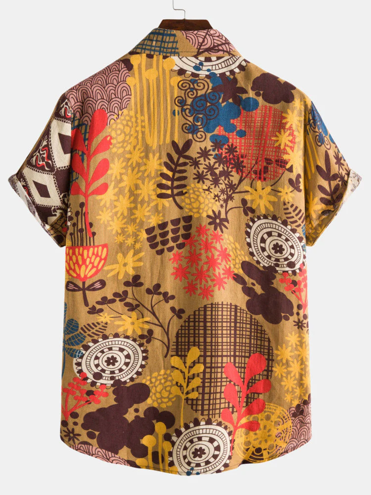 Arni® | Vintage Pattern Cotton Shirts - Image 2