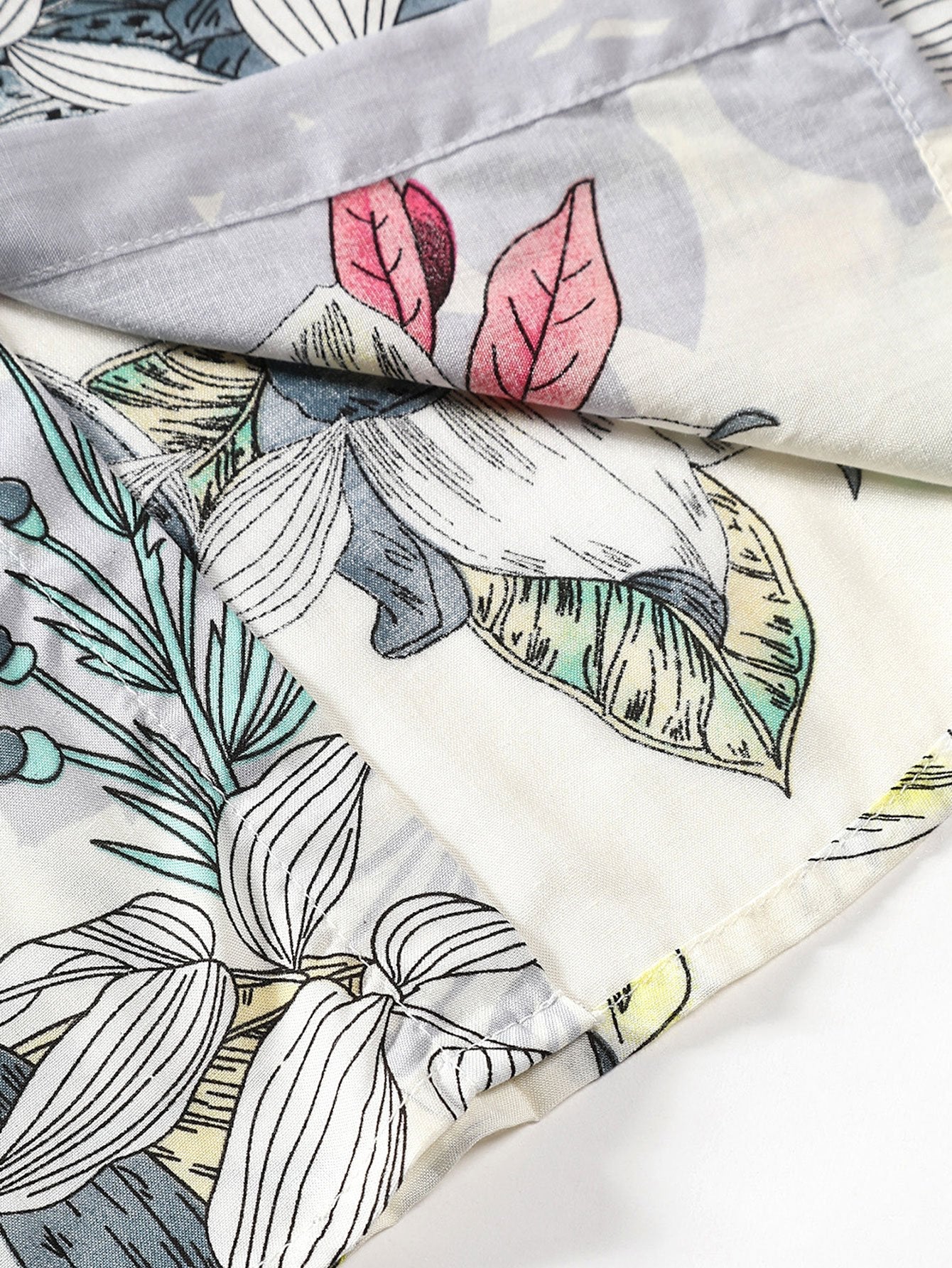 Arnout® | Viscose Floral Print Button Up Shirt - Image 4