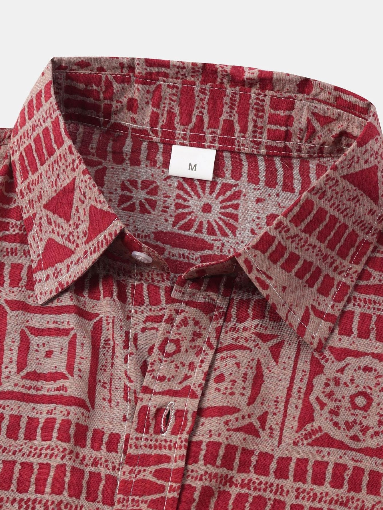 Arnwulf® | Tribal Print Button Up Shirt - Image 5