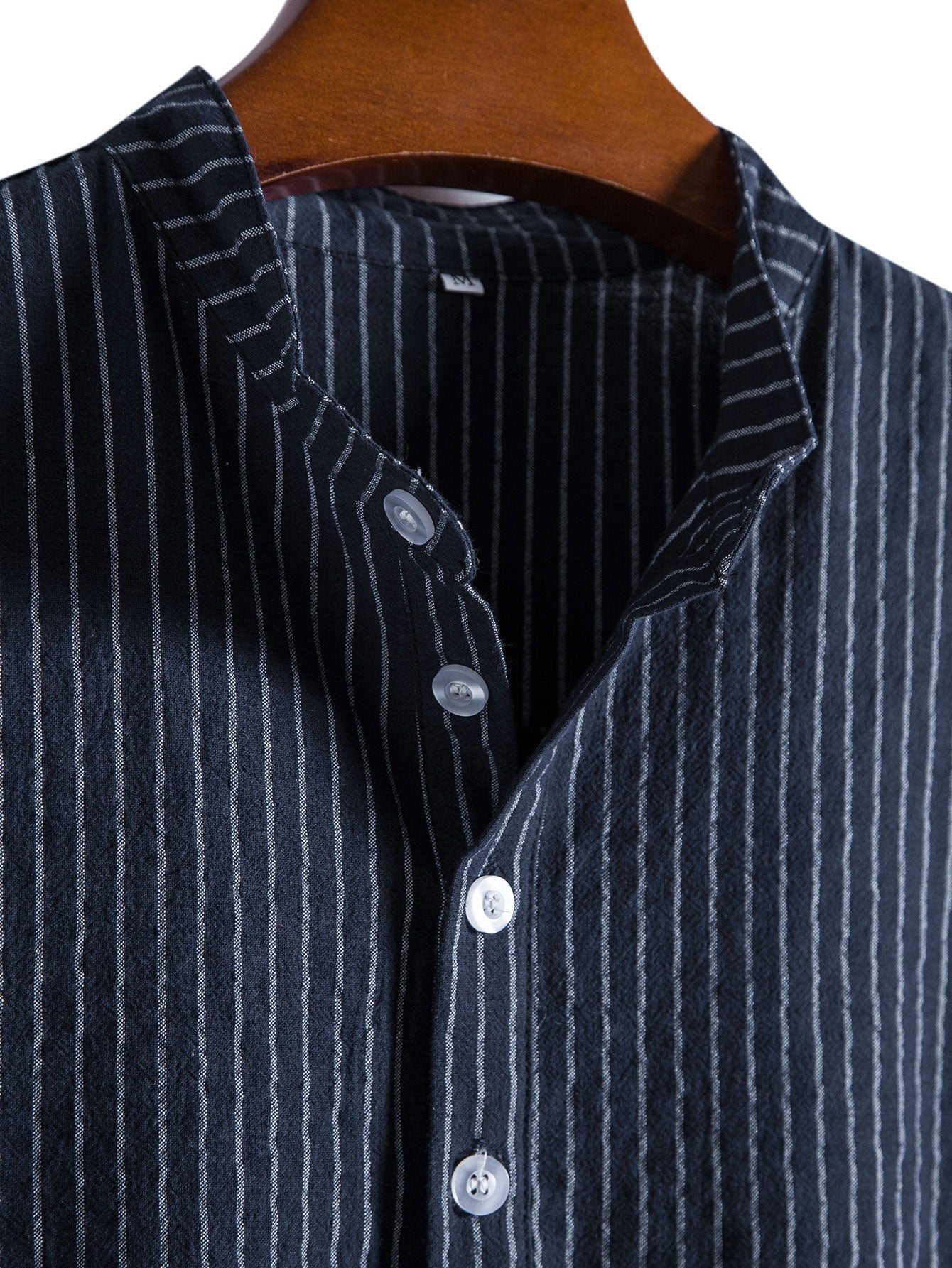 Arpi® | Man Striped Henley Shirts - Image 11
