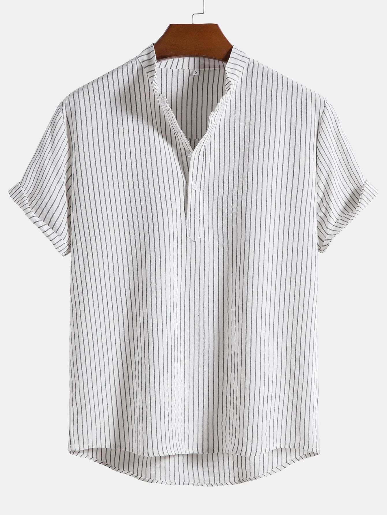 Arpi® | Man Striped Henley Shirts - Image 4