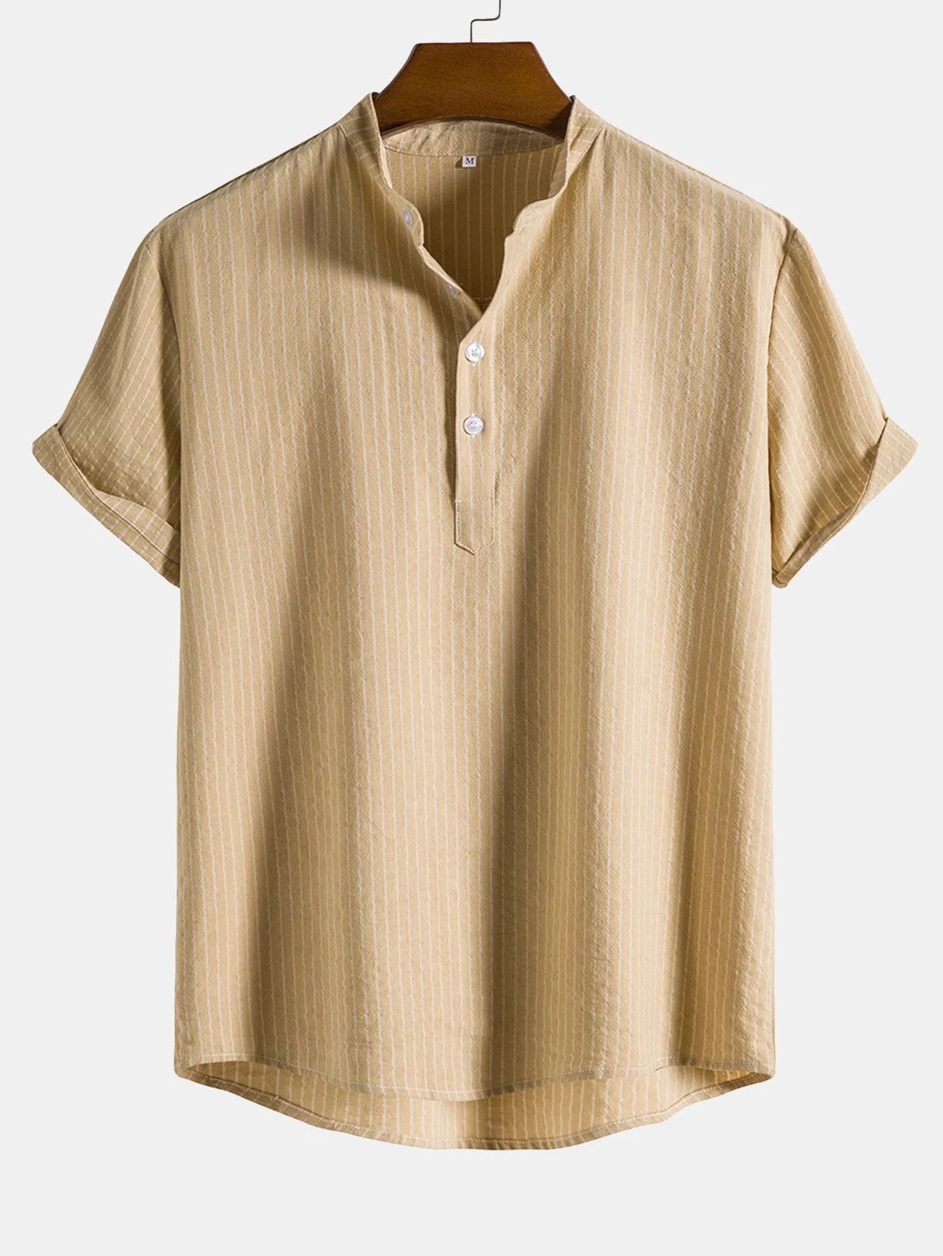 Arpi® | Man Striped Henley Shirts - Image 5