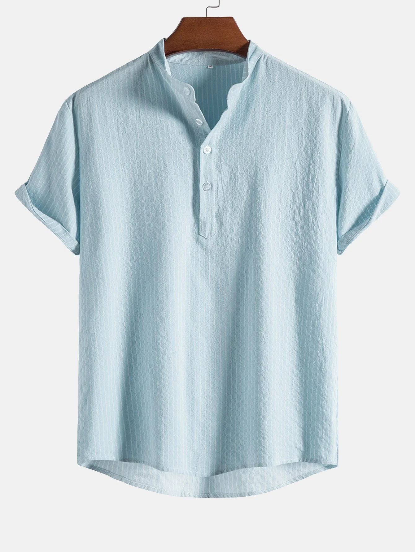 Arpi® | Man Striped Henley Shirts - Image 8