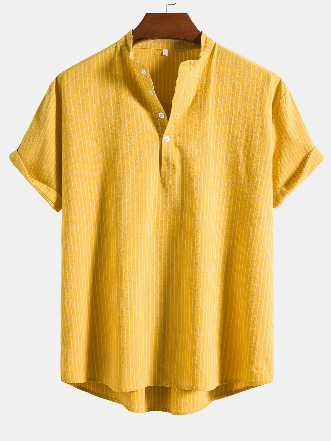 Arpi® | Man Striped Henley Shirts - Image 9
