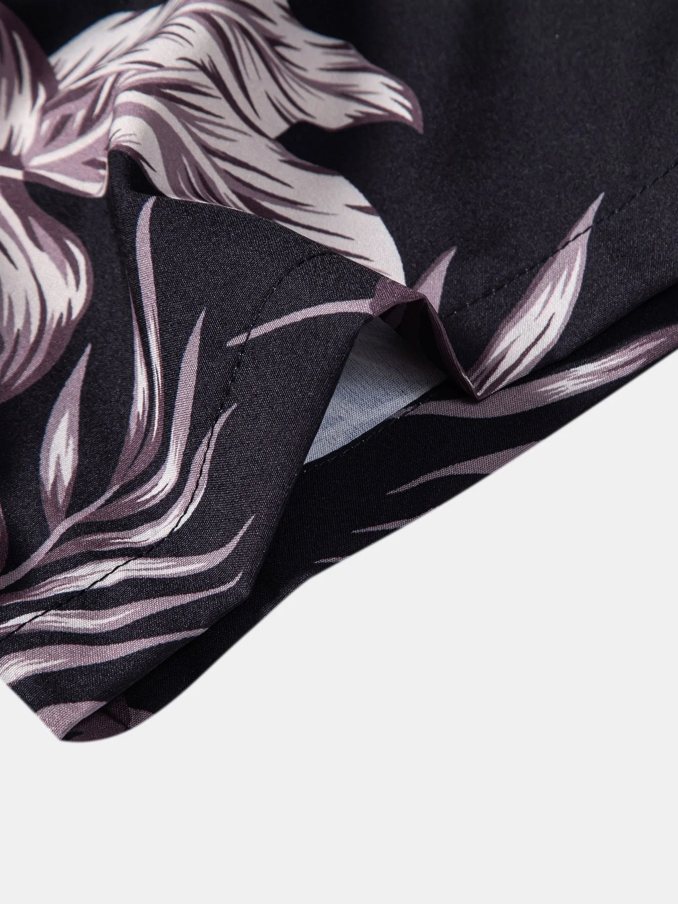 Arquimedes® | Leaf Print Button Up Shirt - Image 5