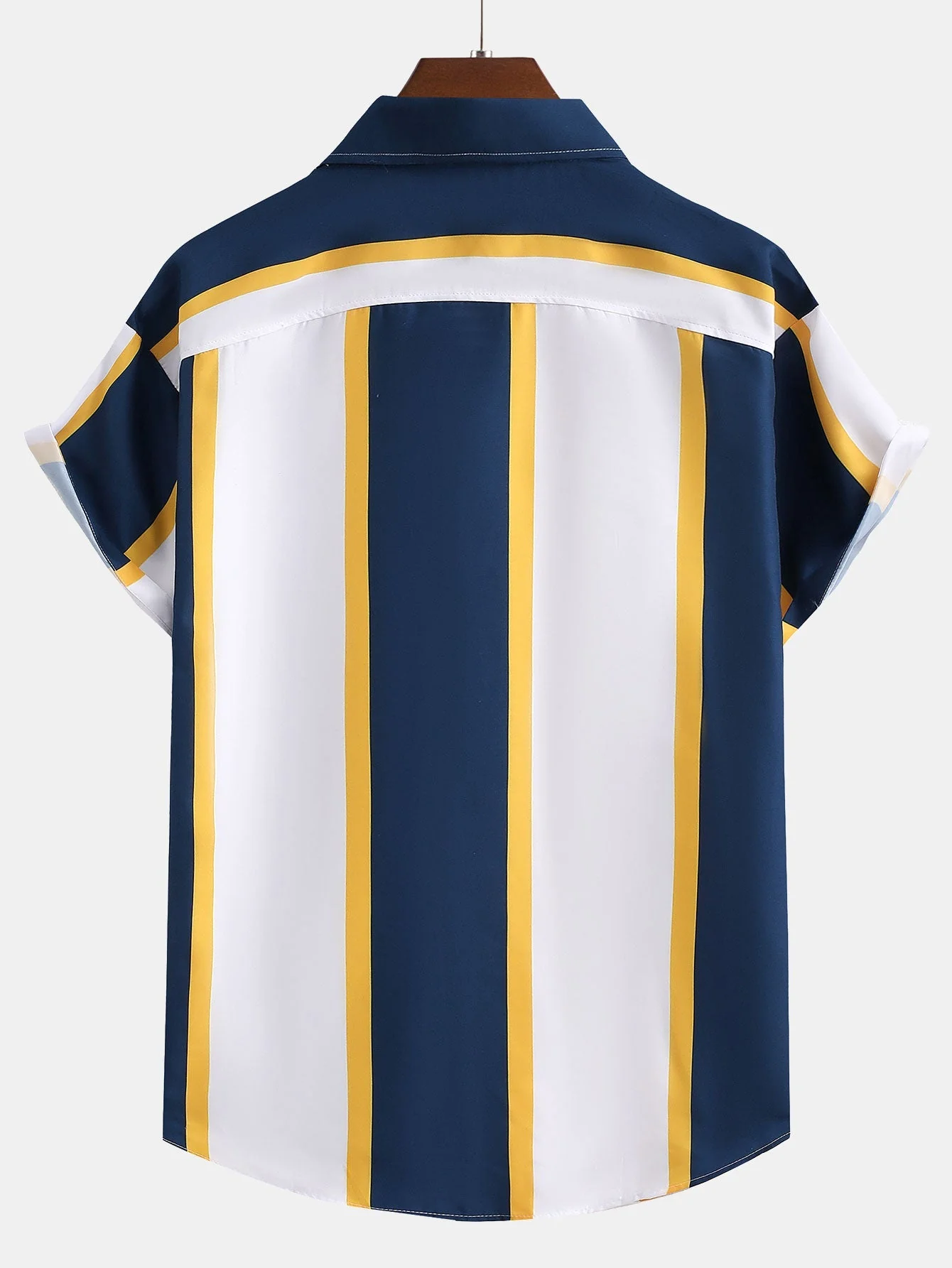 Arrigo® | Striped Print Button Up Shirt - Image 2
