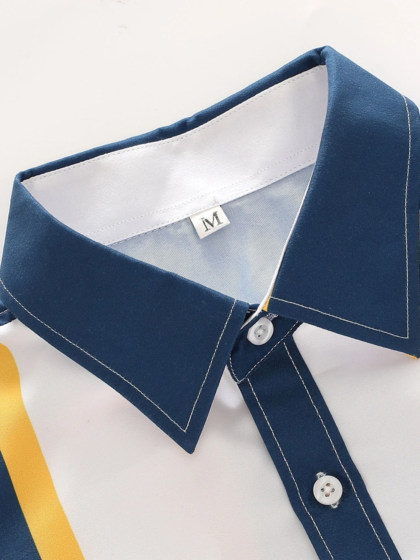 Arrigo® | Striped Print Button Up Shirt - Image 3