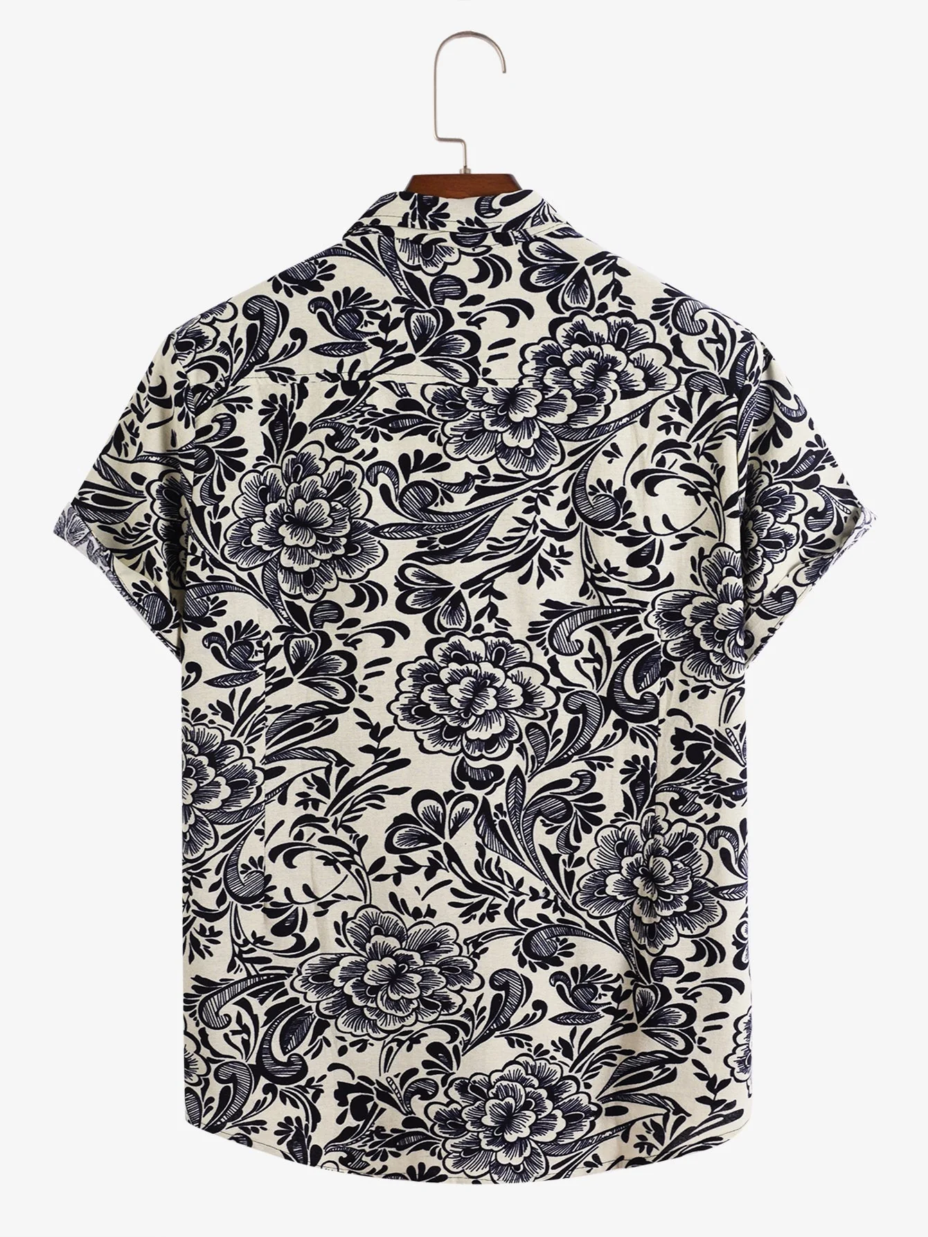 Arrio® | Floral Ethnic Style Print Shirts - Image 2