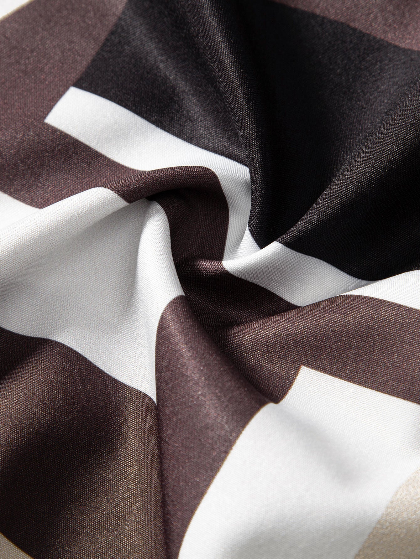 Arsenio® | Geometry Colorblock Print Button Up Shirt - Image 5