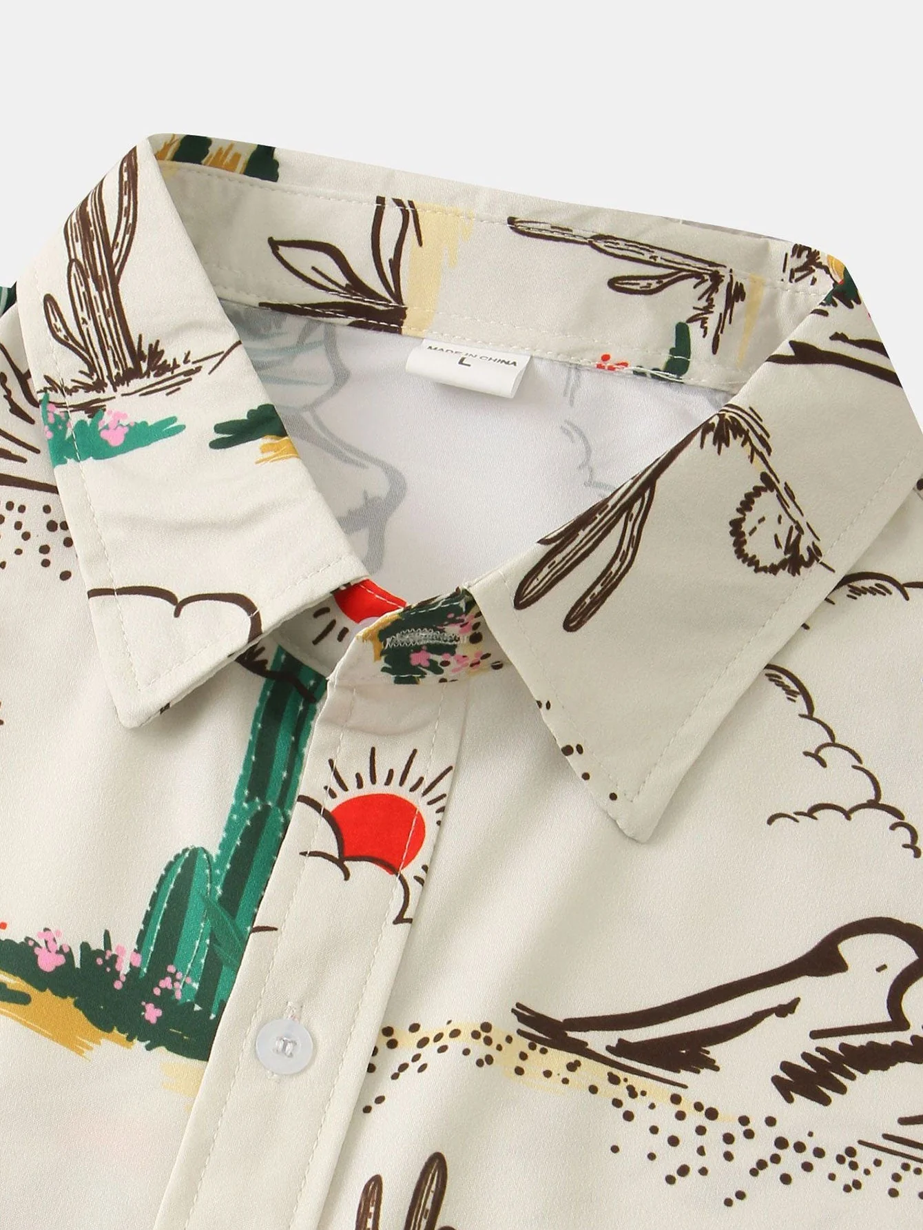 Artemas® | Cactus Print Shirt - Image 3