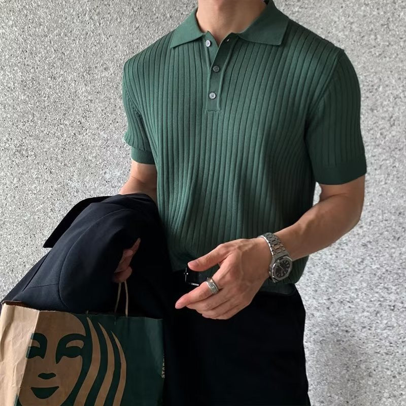 Artemi® | GIMCHEON Knitted Polo Shirt