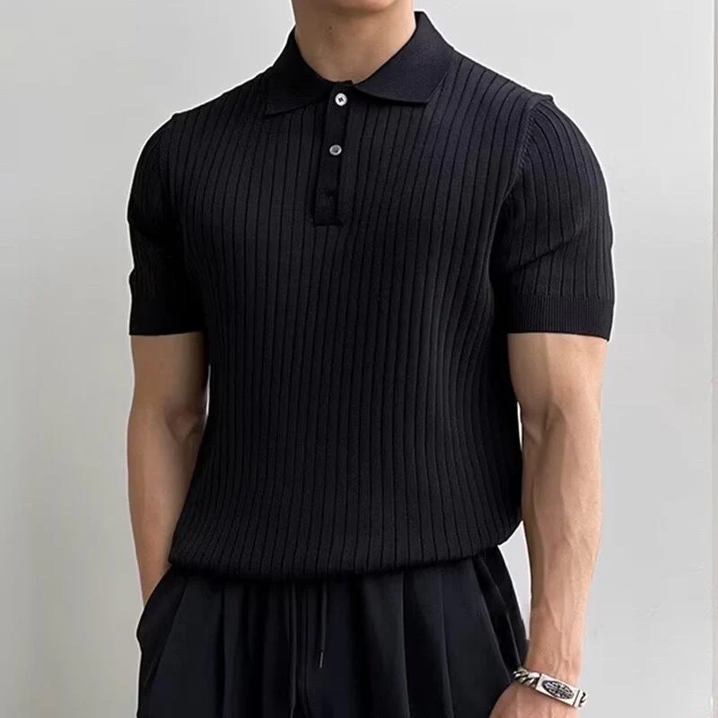Artemi® | GIMCHEON Knitted Polo Shirt - Image 6