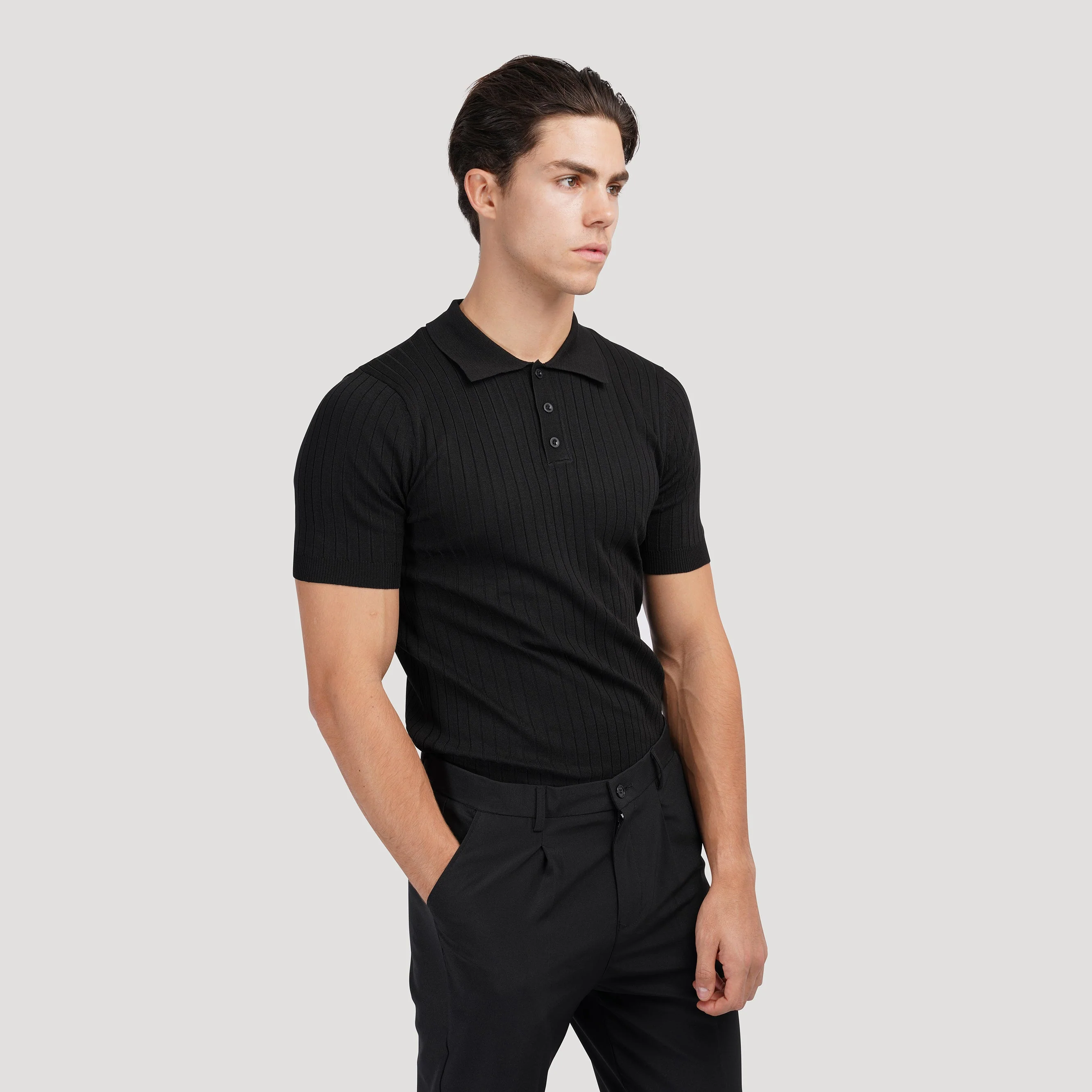 Artemi® | GIMCHEON Knitted Polo Shirt - Image 8
