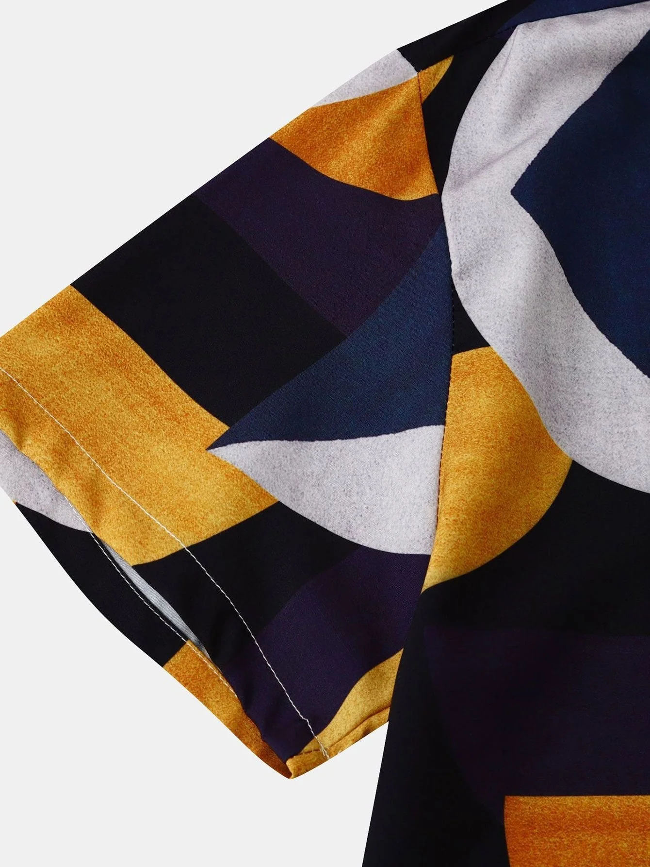 Artemio® | Geometry Print Button Up Shirt - Image 5