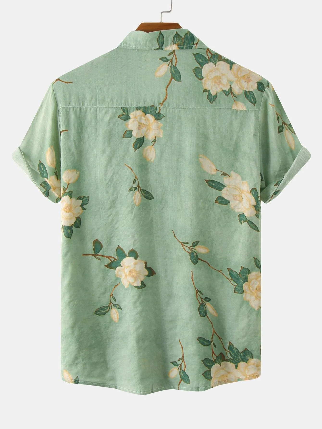 Arther® | Floral Print Button Up Shirt - Image 2