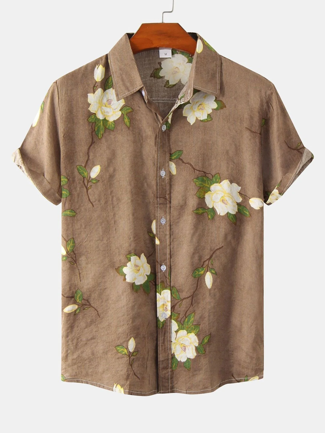 Arther® | Floral Print Button Up Shirt - Image 3