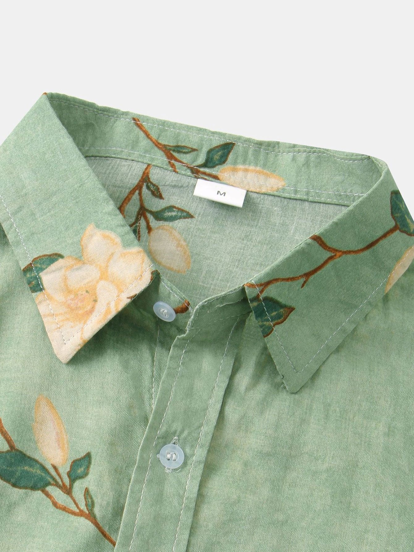 Arther® | Floral Print Button Up Shirt - Image 7