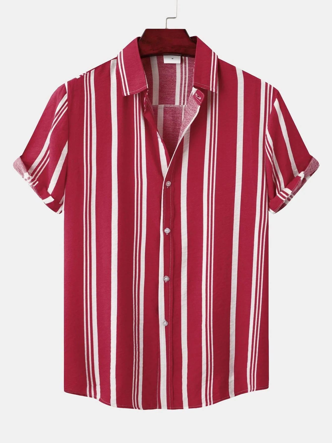 Arthus® | Stripe Print Button Up Shirt - Image 3