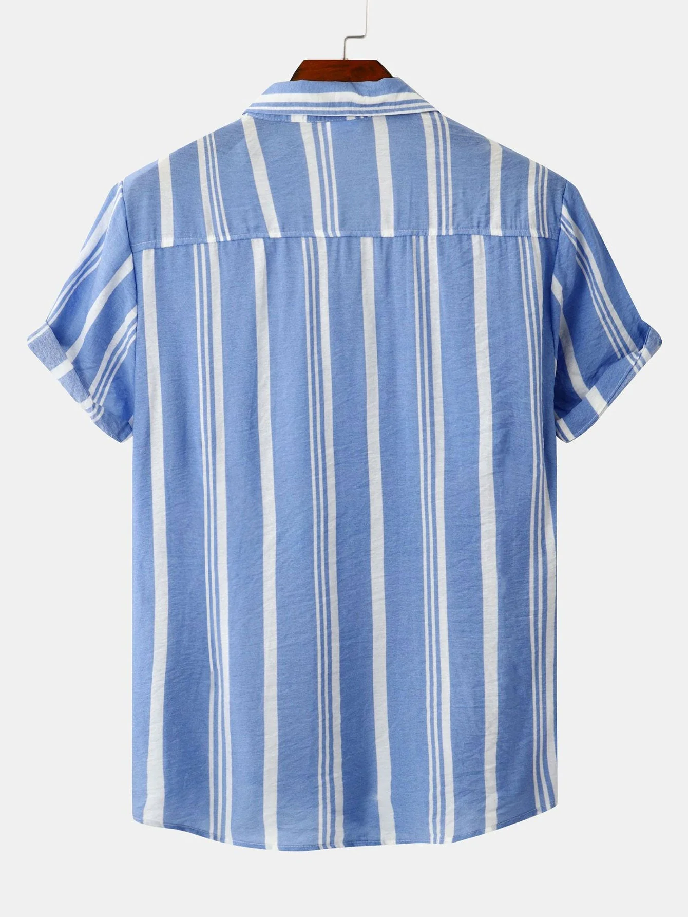 Arthus® | Stripe Print Button Up Shirt - Image 5
