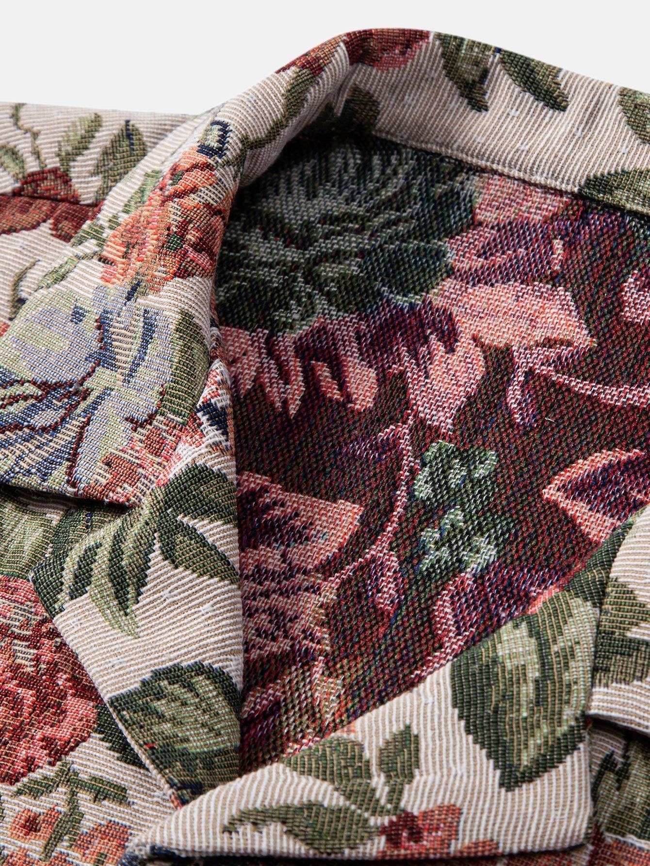 Artin® | Floral Jacquard Cuban Shirt - Image 3