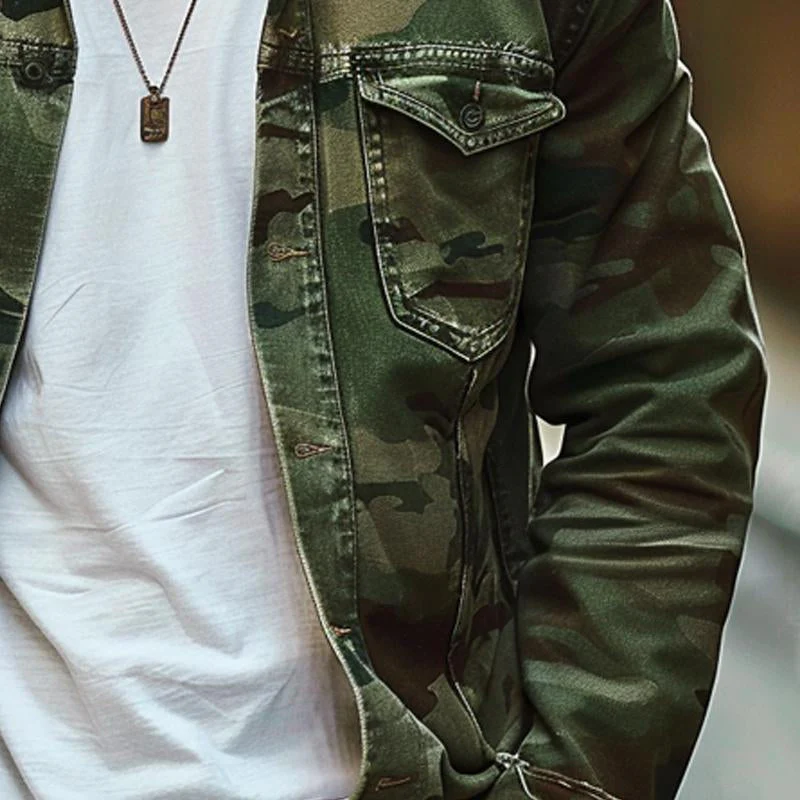 Arto® | Harper™｜Retro-Style Camouflage Jacket - Image 3