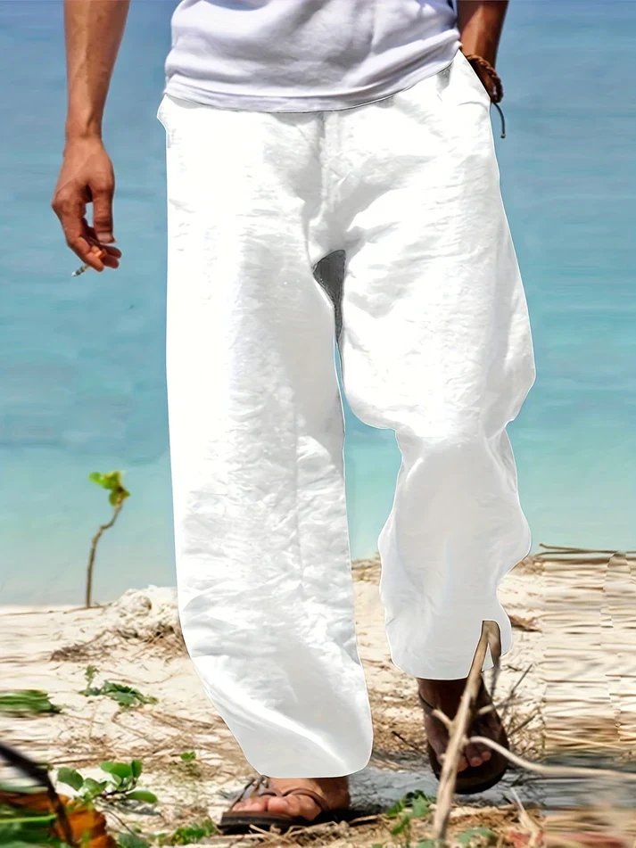 Arturo® | Casual Linen Summer Trousers - Image 2