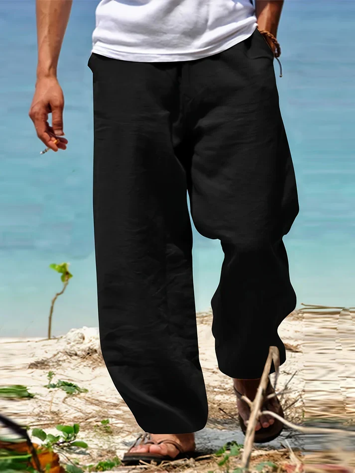 Arturo® | Casual Linen Summer Trousers - Image 3