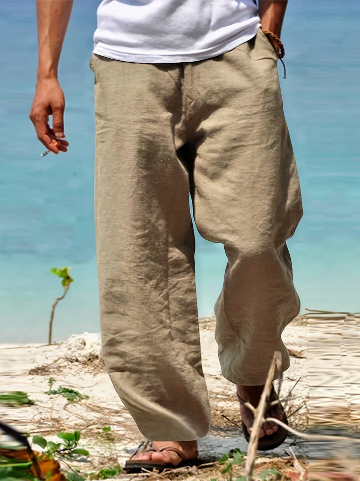 Arturo® | Casual Linen Summer Trousers - Image 5