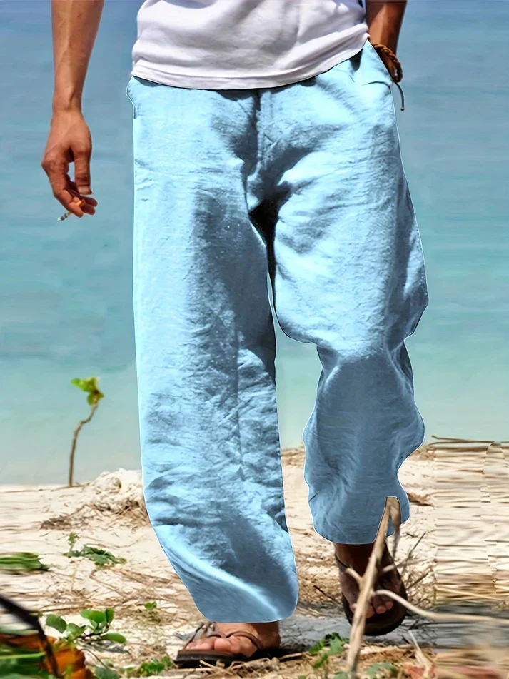 Arturo® | Casual Linen Summer Trousers - Image 6