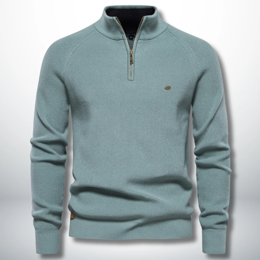 Arturo® | Comfortable and elegant zip-up sweater - Image 2