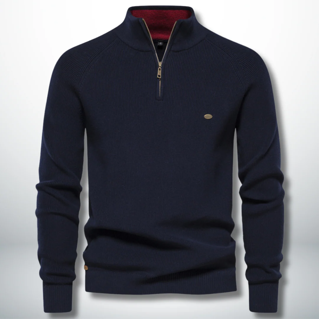 Arturo® | Comfortable and elegant zip-up sweater - Image 3