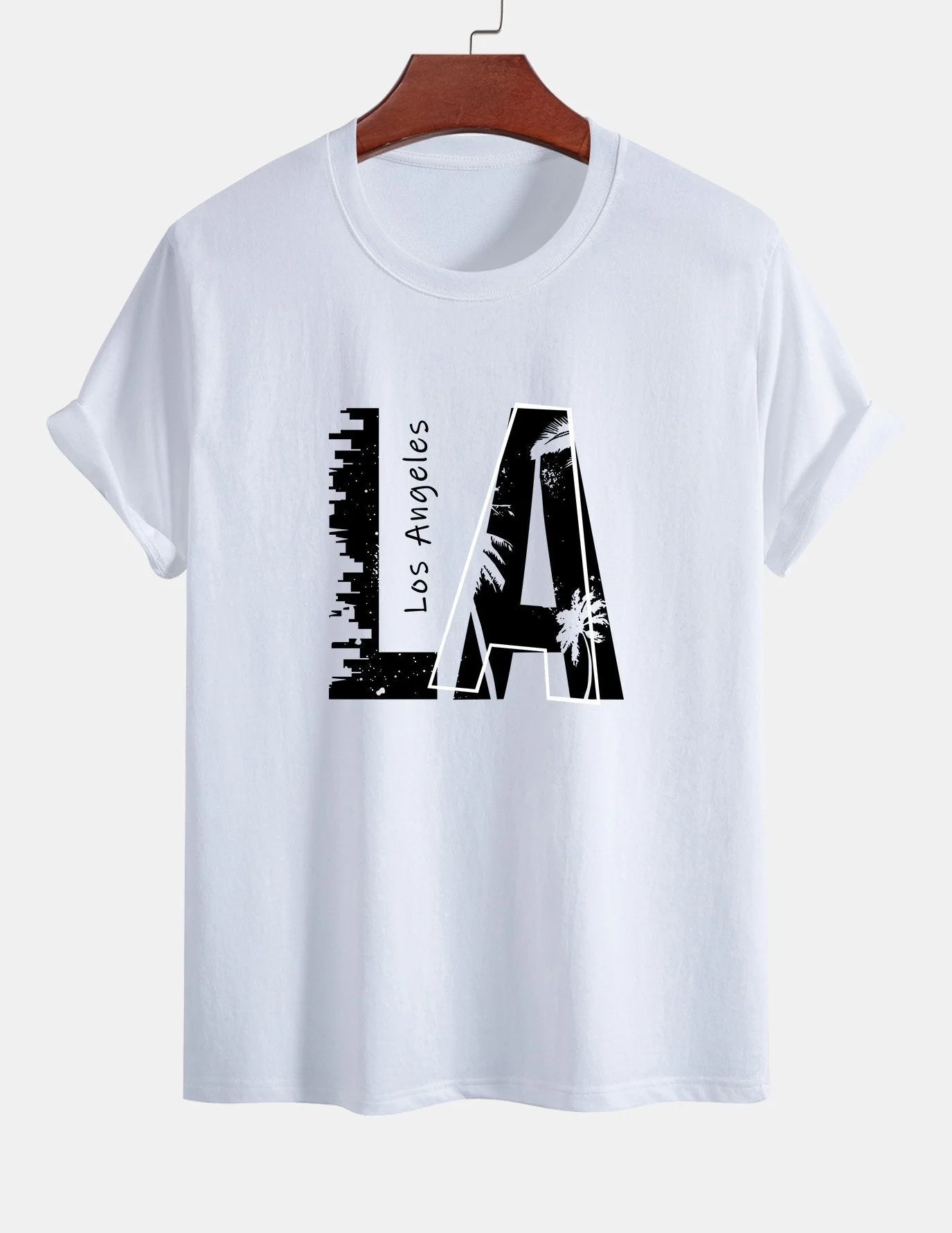 Arturo® | Los Angeles Print Cotton T-Shirt - Image 11