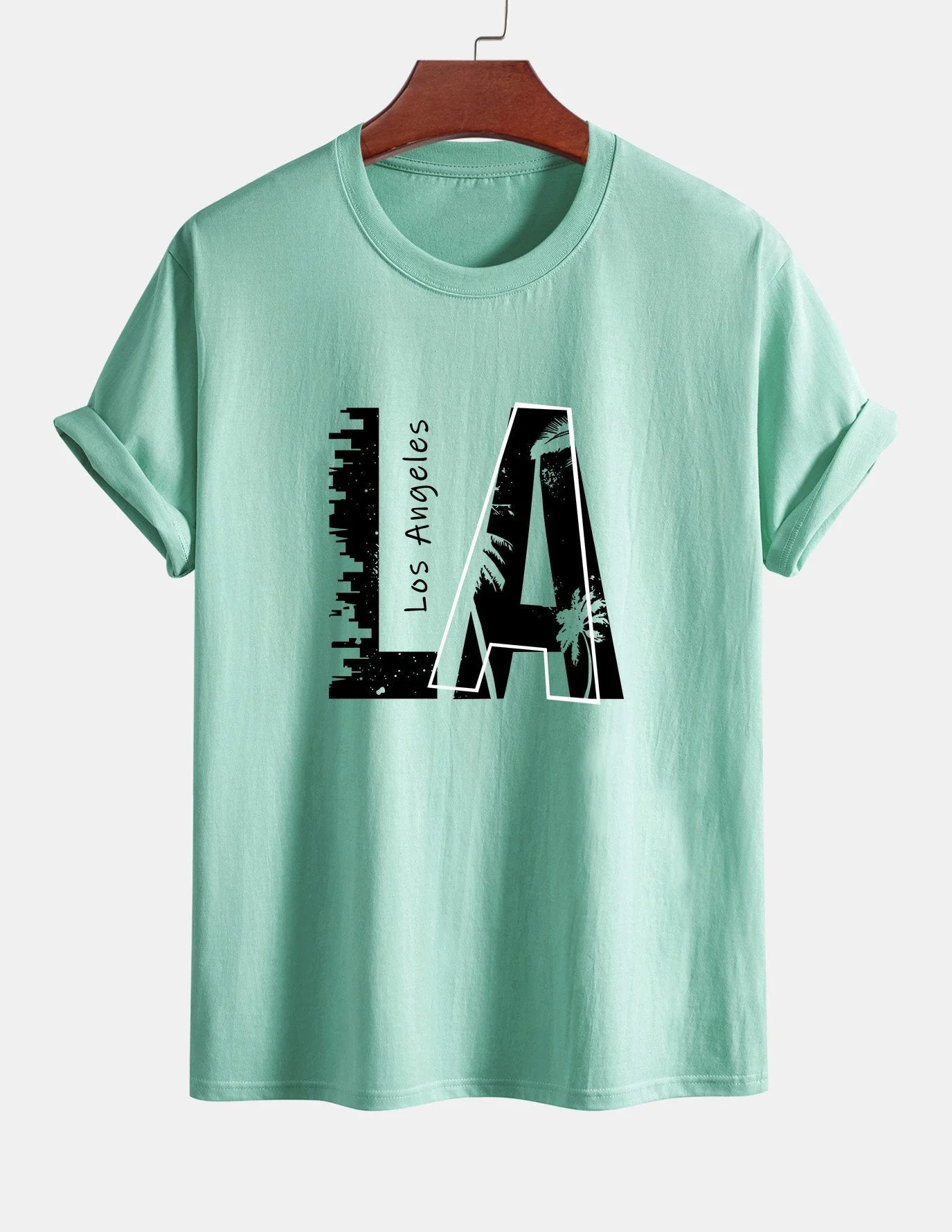Arturo® | Los Angeles Print Cotton T-Shirt - Image 14