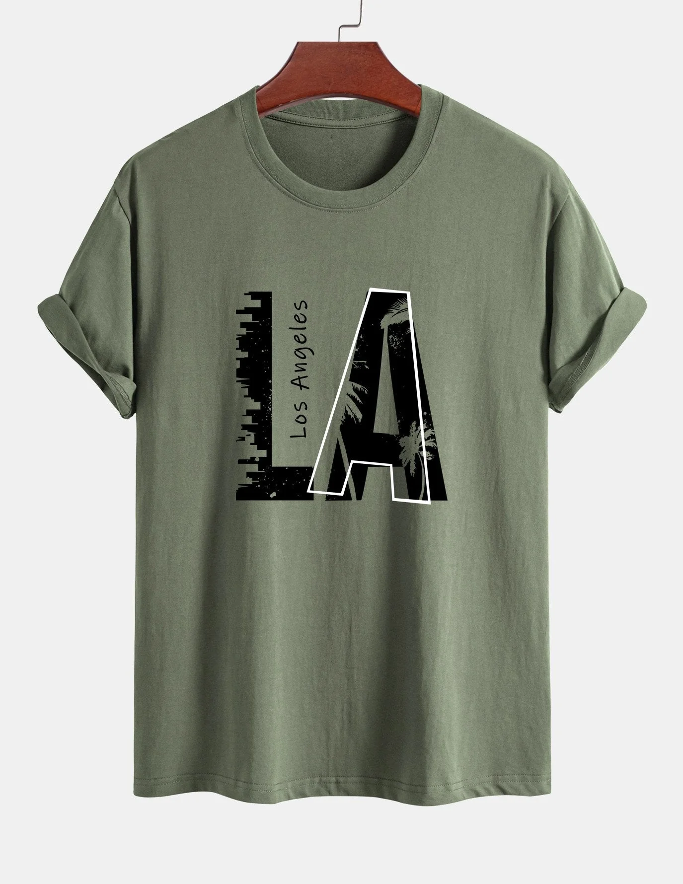 Arturo® | Los Angeles Print Cotton T-Shirt - Image 16