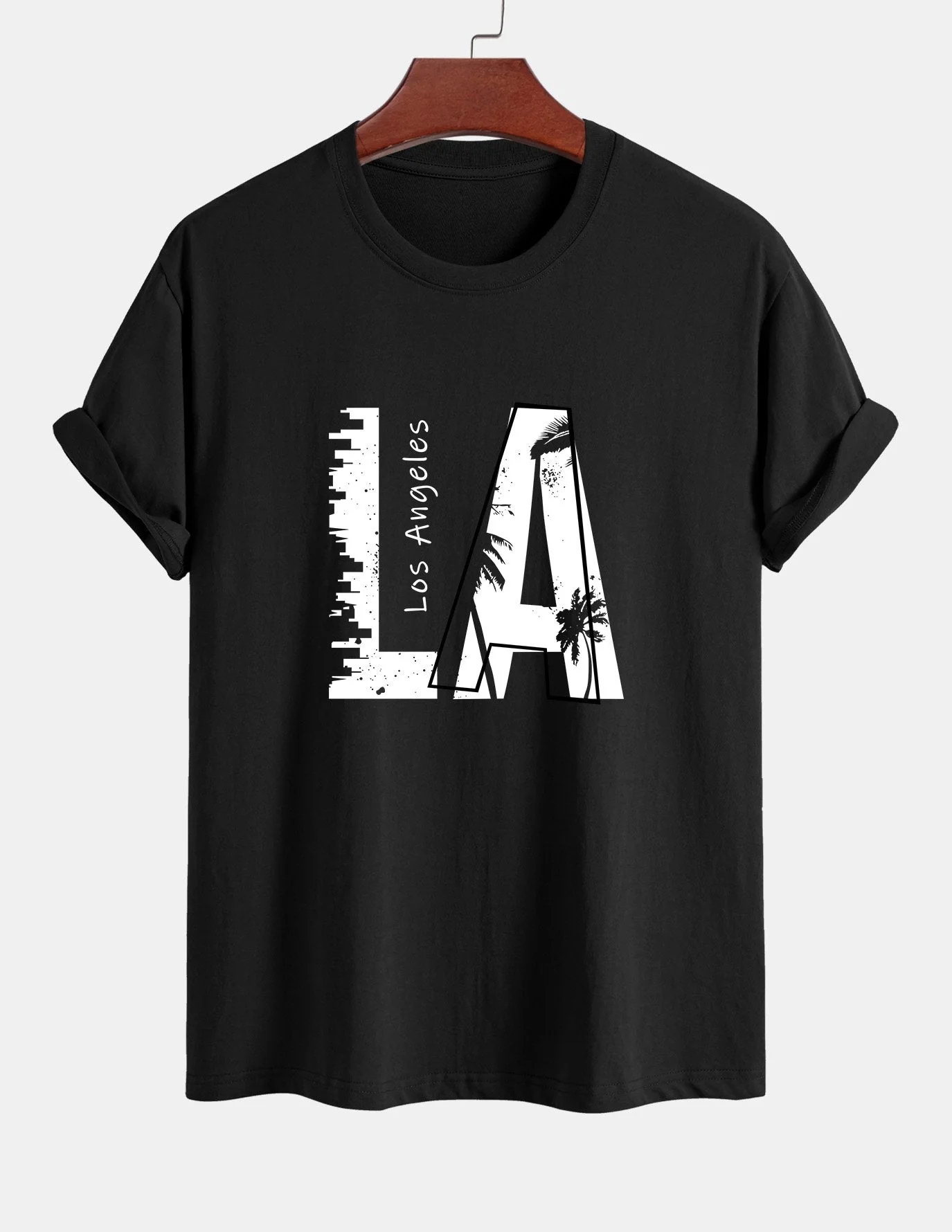 Arturo® | Los Angeles Print Cotton T-Shirt - Image 3