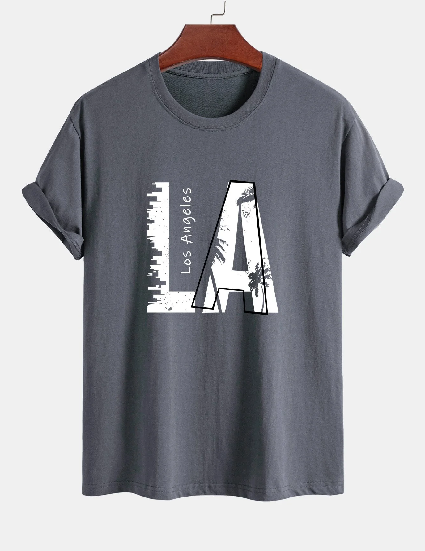 Arturo® | Los Angeles Print Cotton T-Shirt - Image 6