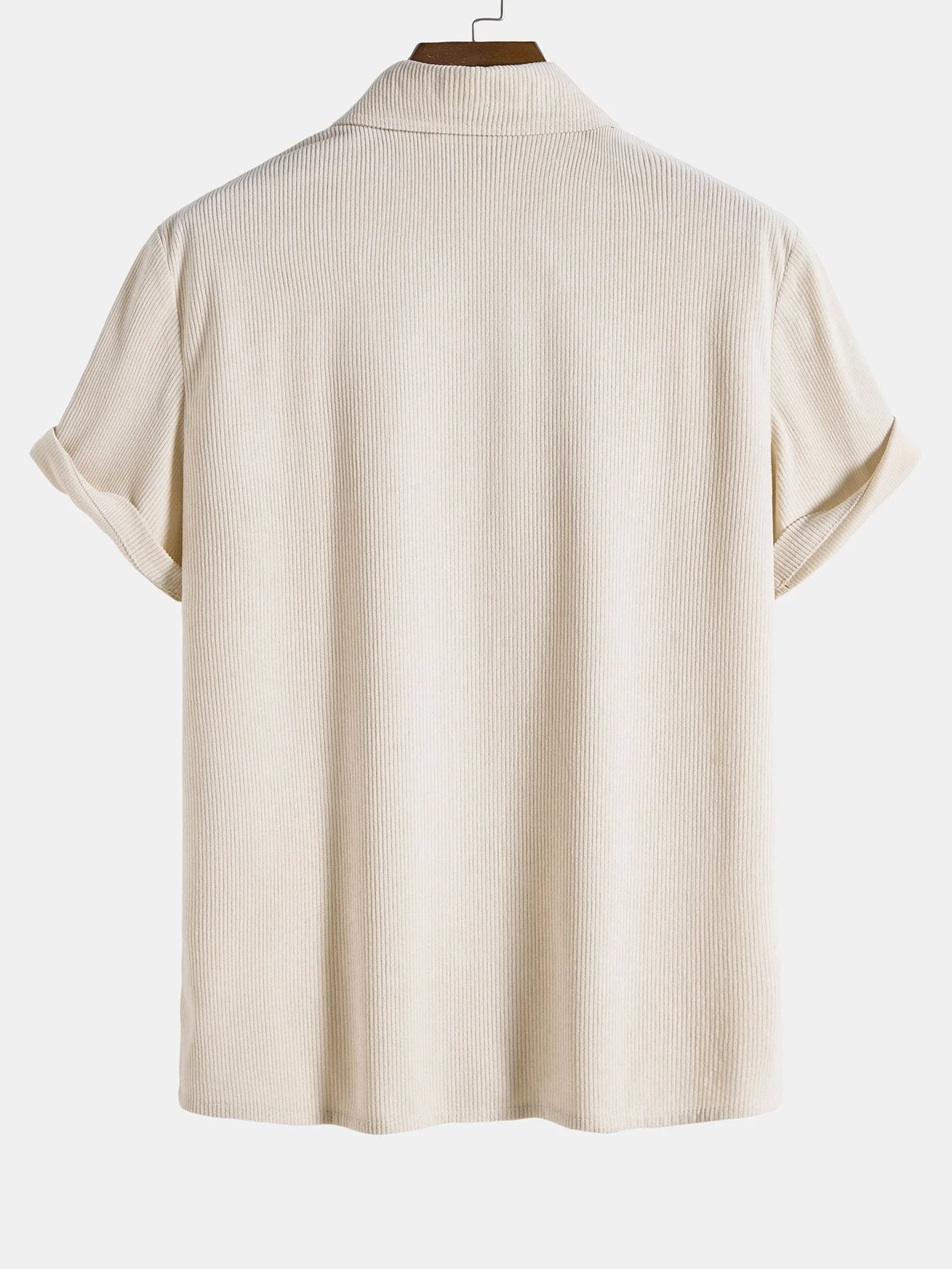 Arturo® | Short Sleeve Corduroy Revere Shirt - Image 2