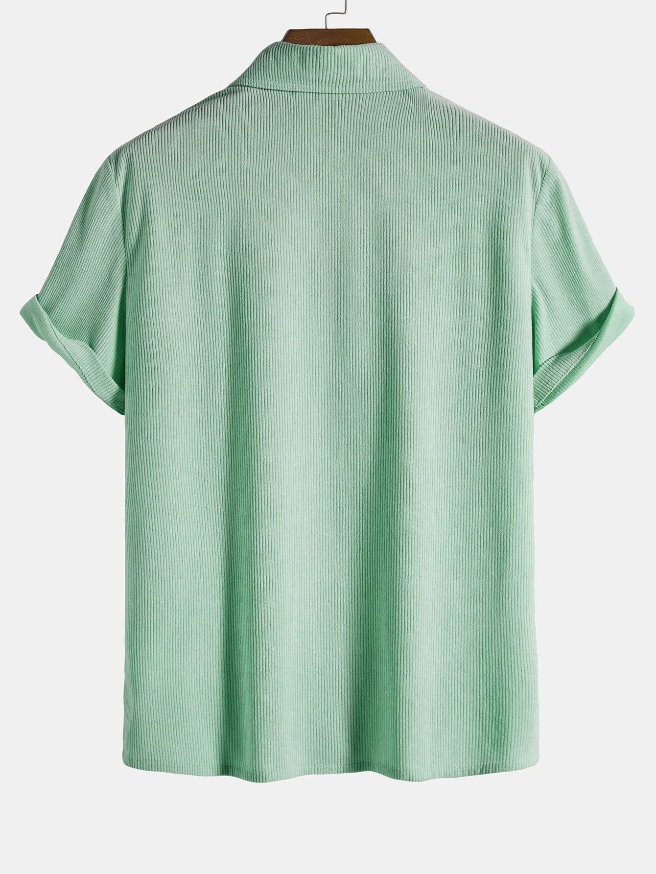 Arturo® | Short Sleeve Corduroy Revere Shirt - Image 4