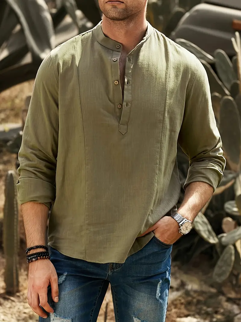 Arunas® | Henley Overhemd - Image 5