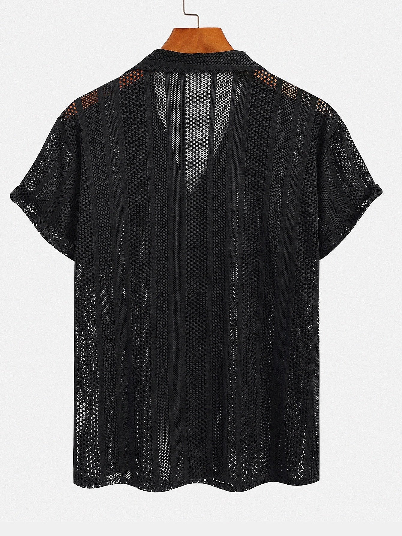 Arunas® | Mesh Textured Shirt - Image 4