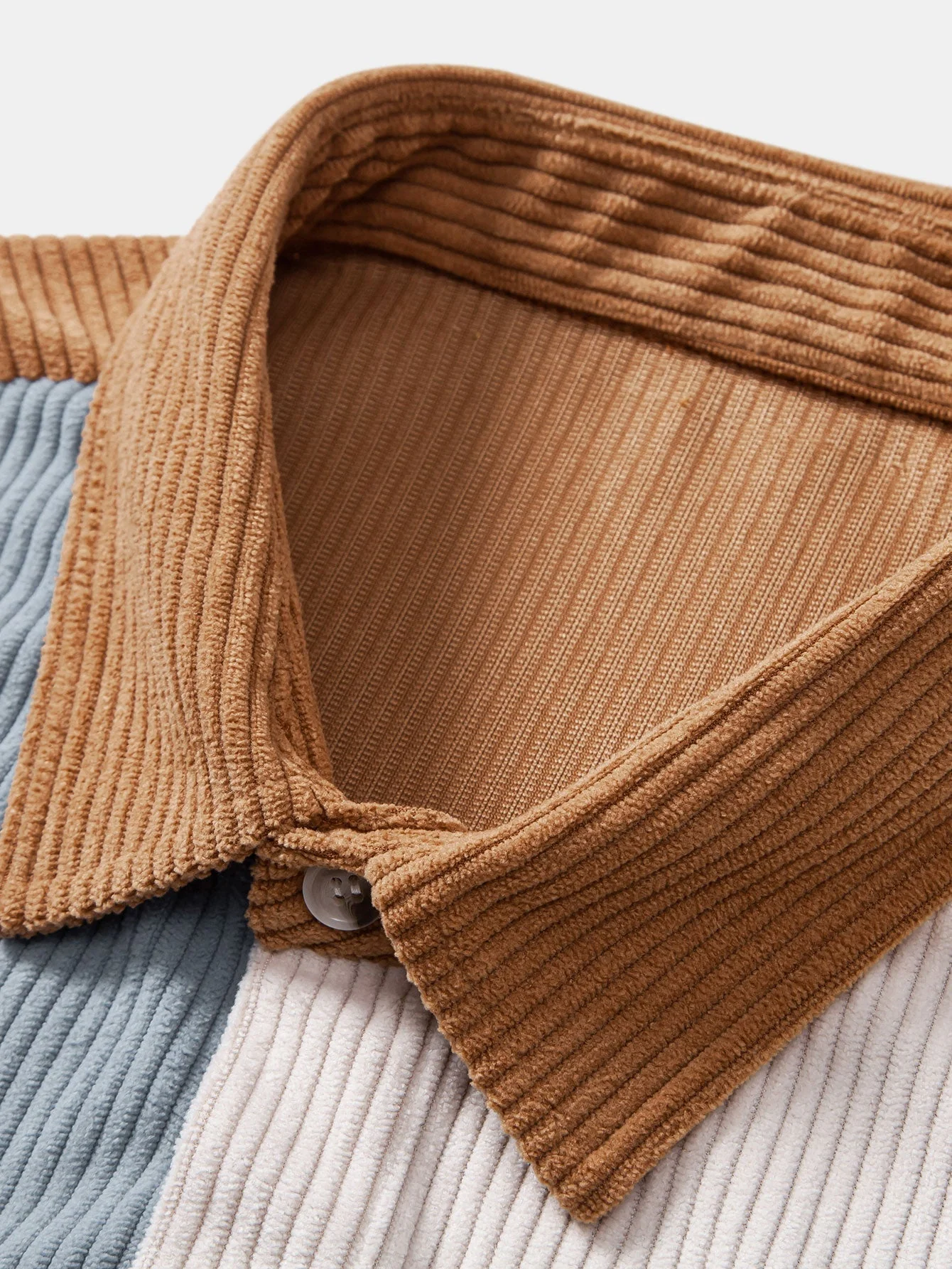 Arvie® | Colorblock Corduroy Shirt - Image 3