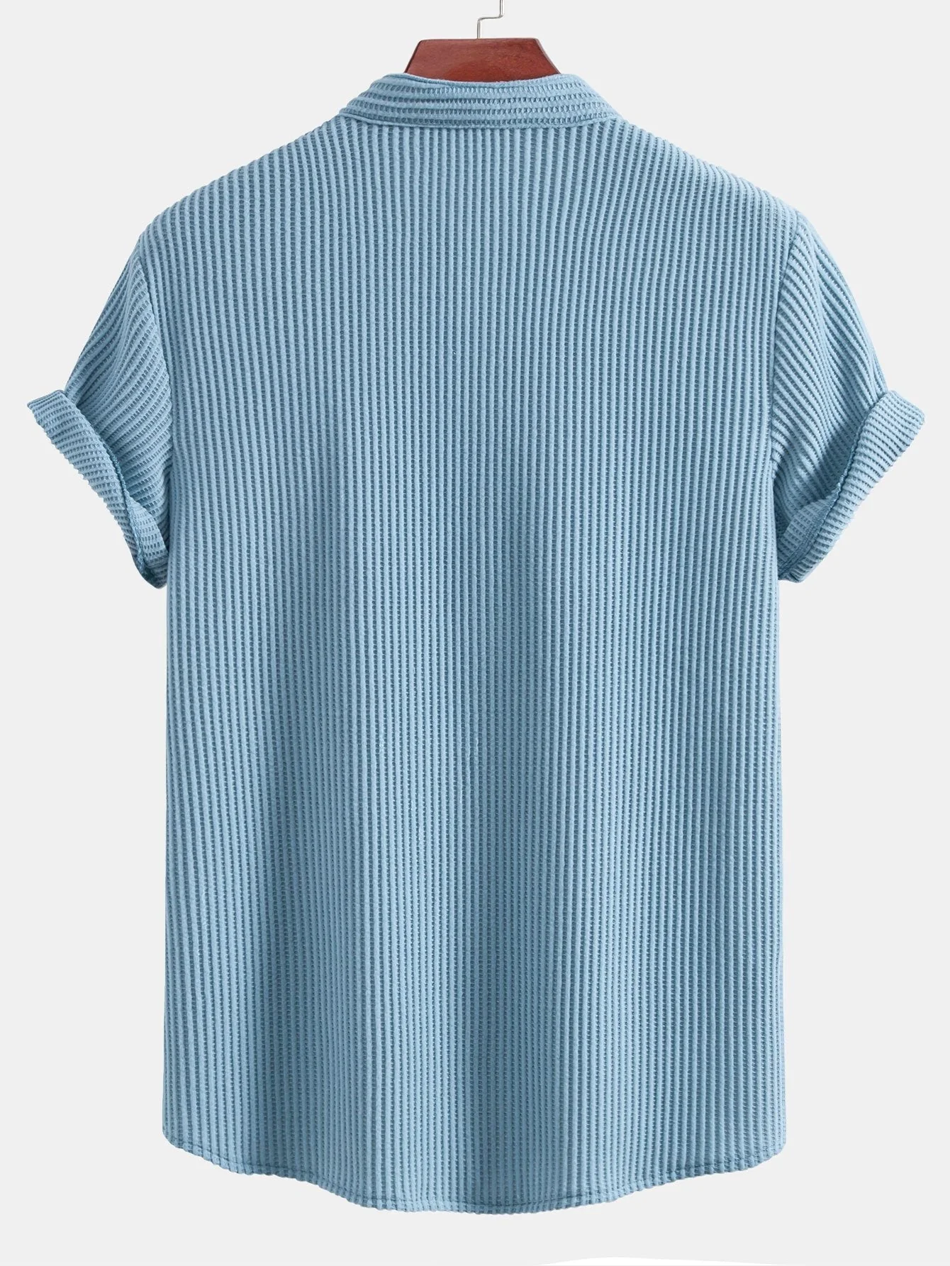 Arvin® | Waffle Stand Collar Shirt - Image 2